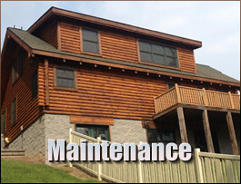  Marion, Virginia Log Home Maintenance